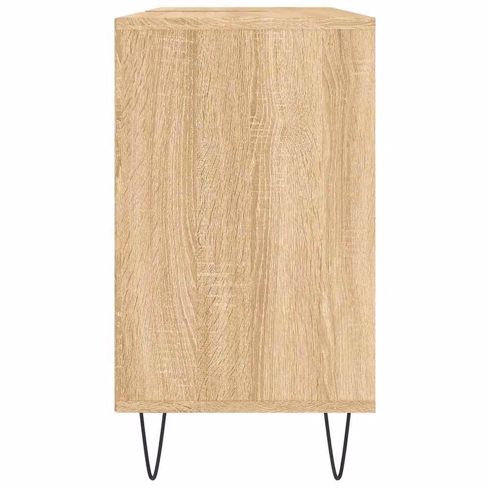 Berkfield Home Durable Sonoma Oak Bathroom Cabinet in Beige and Brown, W/D/H: 80 x 33 x 60 cm – 2