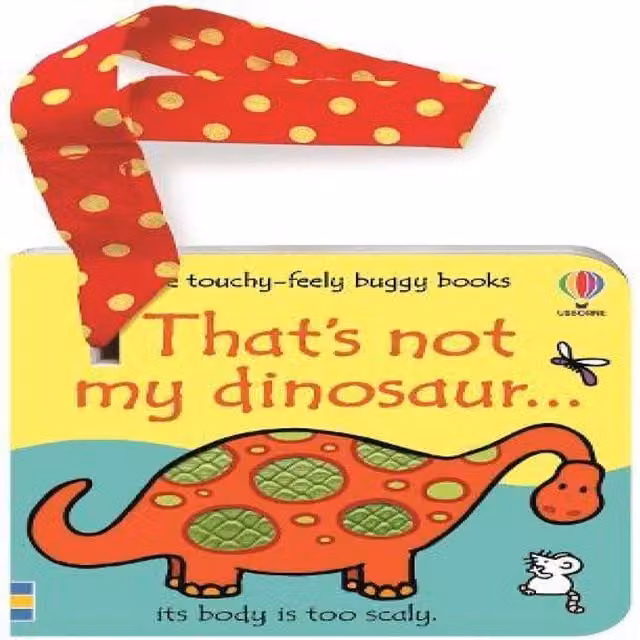 Fiona Watt That's Not My Dinosaur Buggy Book Paperback, Multicolour