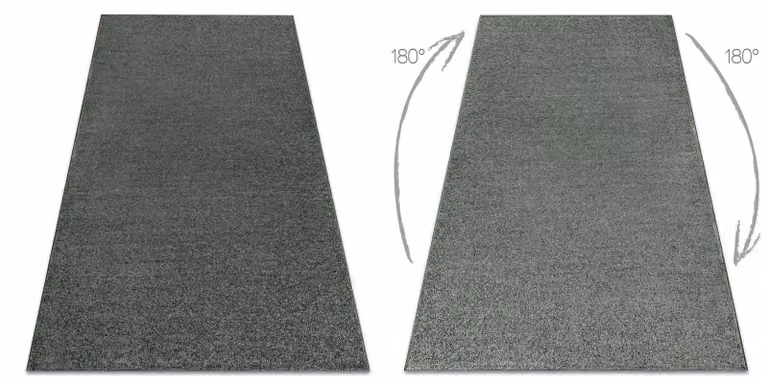 RugsX Indus Wall-To-Wall Rug in Green, W: 100 cm, L: 500 cm