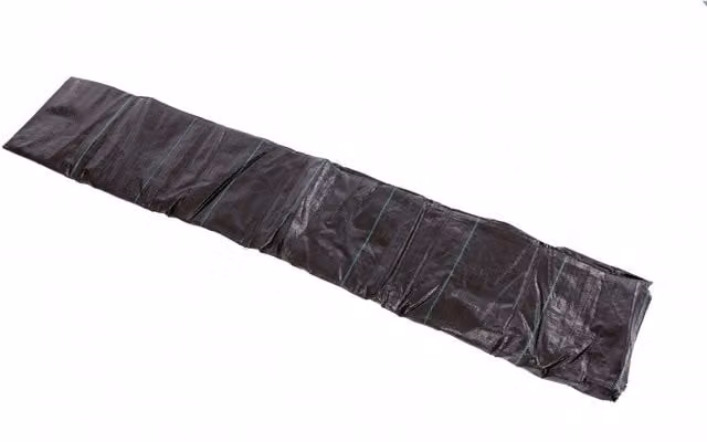 Oypla Heavy Duty Weed Control Ground Cover Membrane Sheet, Black, 4 m x 10 m