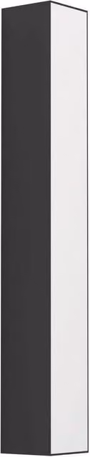 Loops Modern Black LED Up and Down Wall Light – 1
