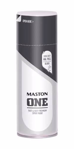 Maston Spray Paint ONE Grey Gloss RAL7011 400ml