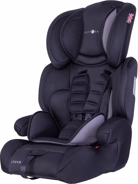 Cozy N Safe 1-2-3 Child Car Seat, Black and Grey, Forward Facing, 9-36kg
