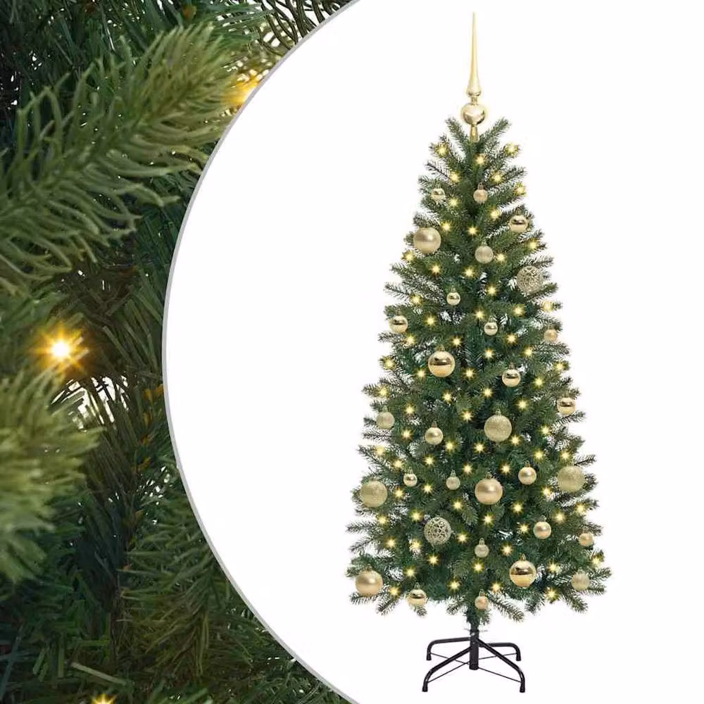 Berkfield Home Artificial Green Christmas Tree with 150 LEDs, Height: 150 cm – 2