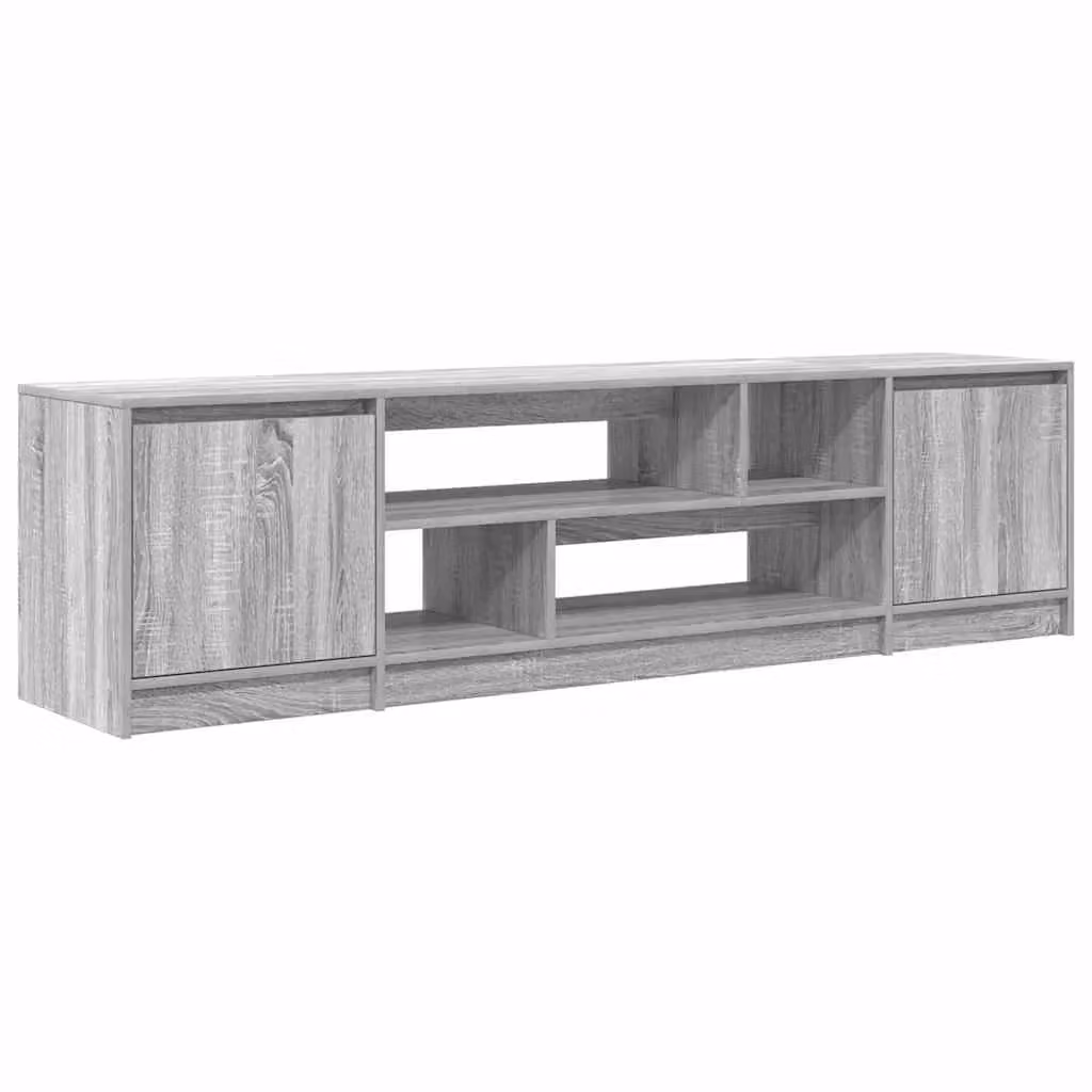 Berkfield Home Modern Grey Sonoma TV Cabinet, W: 188.5 cm, D: 41 cm, H: 50 cm – 2