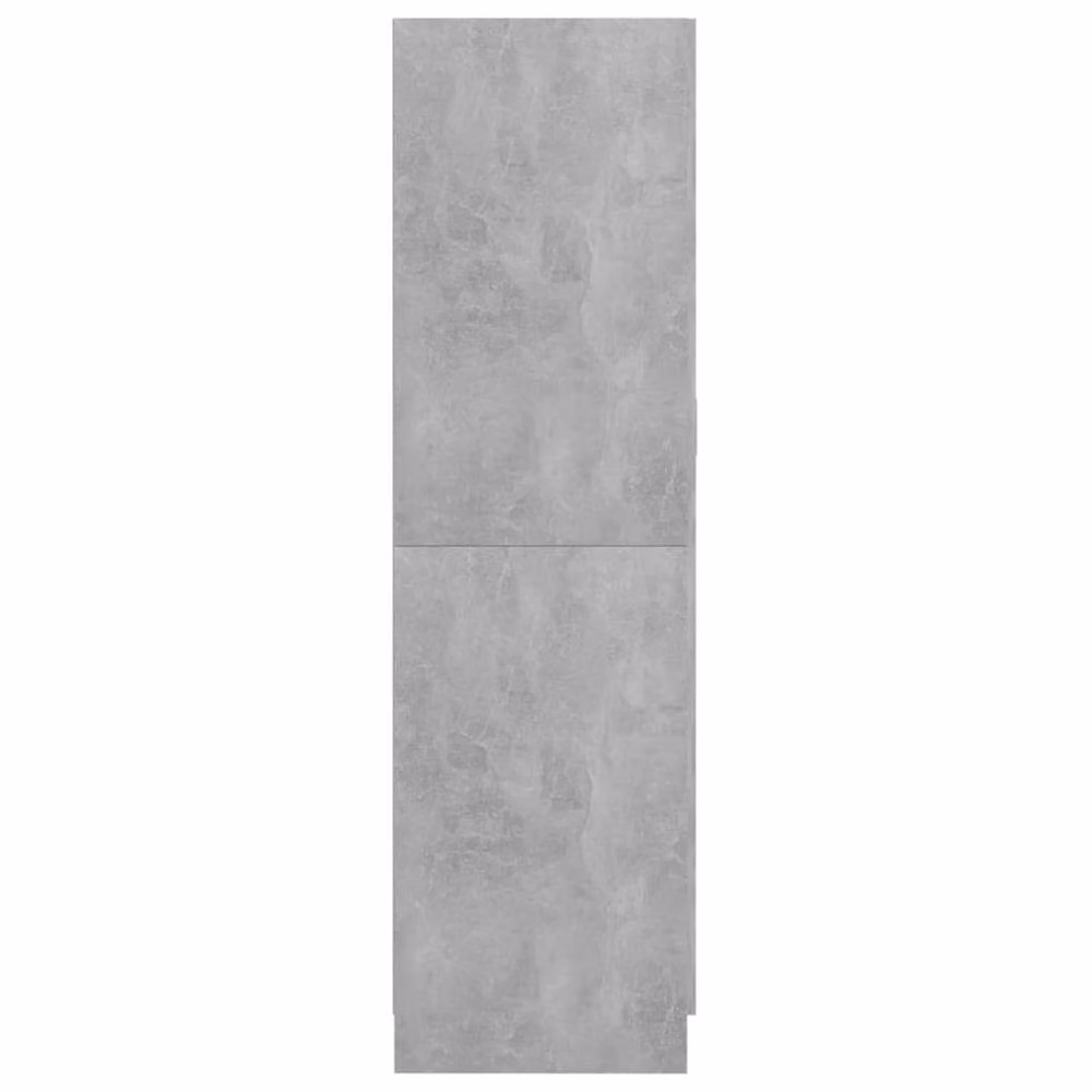 Berkfield Home Modern Wardrobe in Concrete Grey, W/D/H: 82.5 x 51.5 x 180 cm – 2