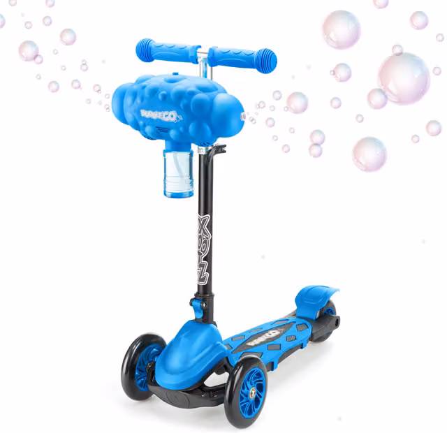 Xootz Blue Bubble Go Foldable Electric Scooter in Blue