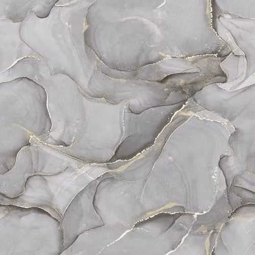 Muriva Elysian Marble Effect Luxury Wallpaper in Black, Grey and Gold