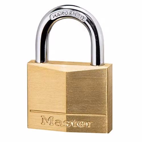 Master Lock 140EURD 40mm Brass Padlock in Gold – 1