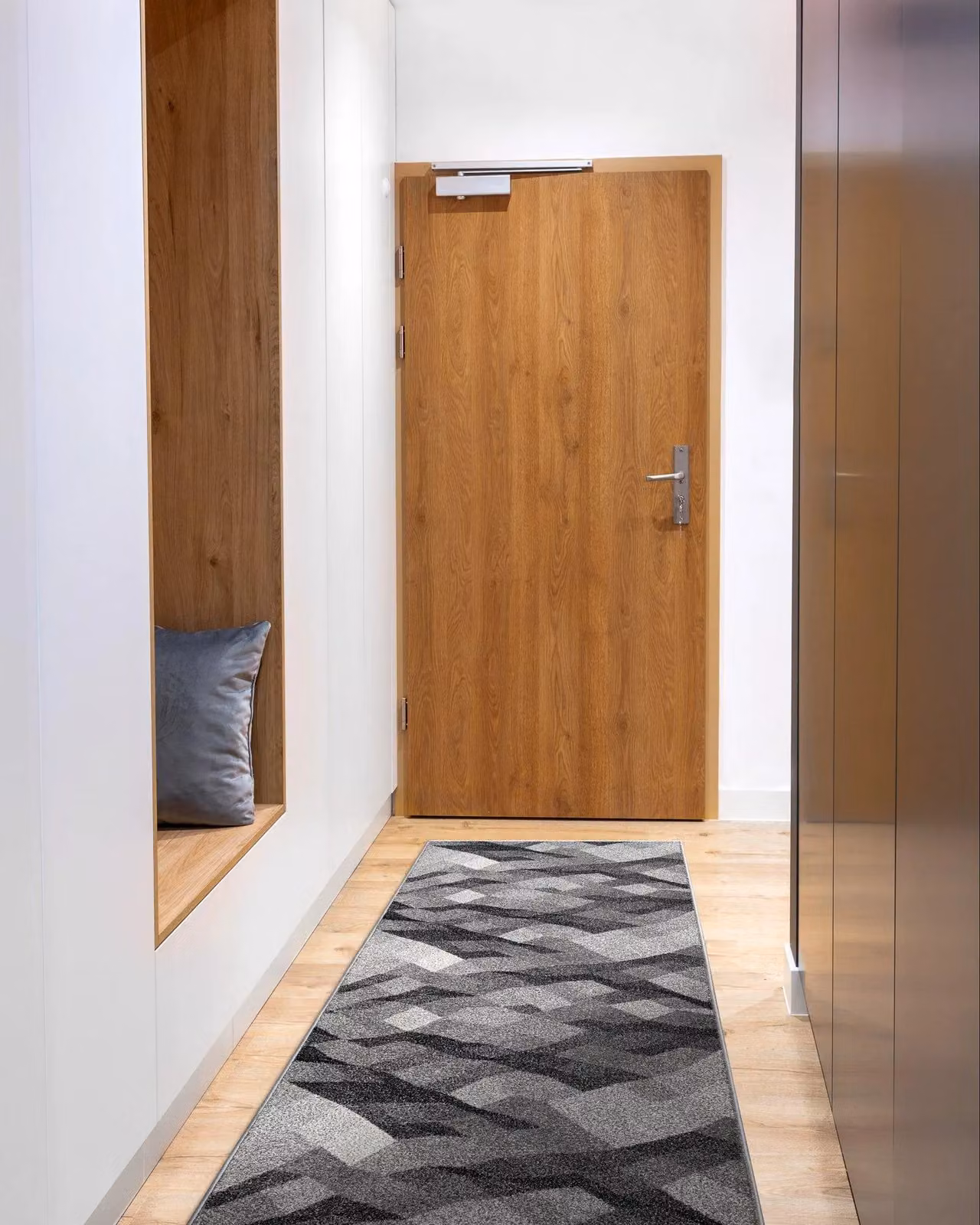 RugsX Silver Palanga Runner in Grey, W/D/H: 120 x 170 cm – 4