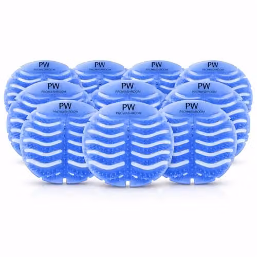 Pro Washroom Anti-Splash Urinal Mats, Pack of 10, Blue – 1