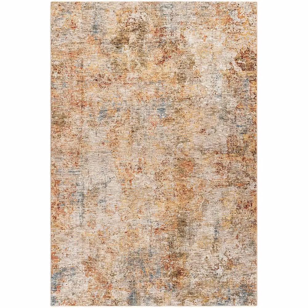 Livabliss Naila Modern Abstract Living Room Rug in Beige, Green and Multicolour with Fringes, W/D/H: 150 x 230 cm – 2