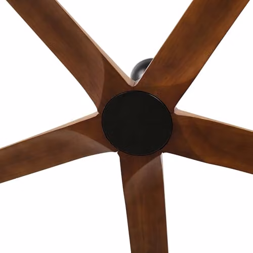 Faro Barcelona Bigwood XL Ceiling Fan with 5 Blades in Black and Brown with App Control – 3