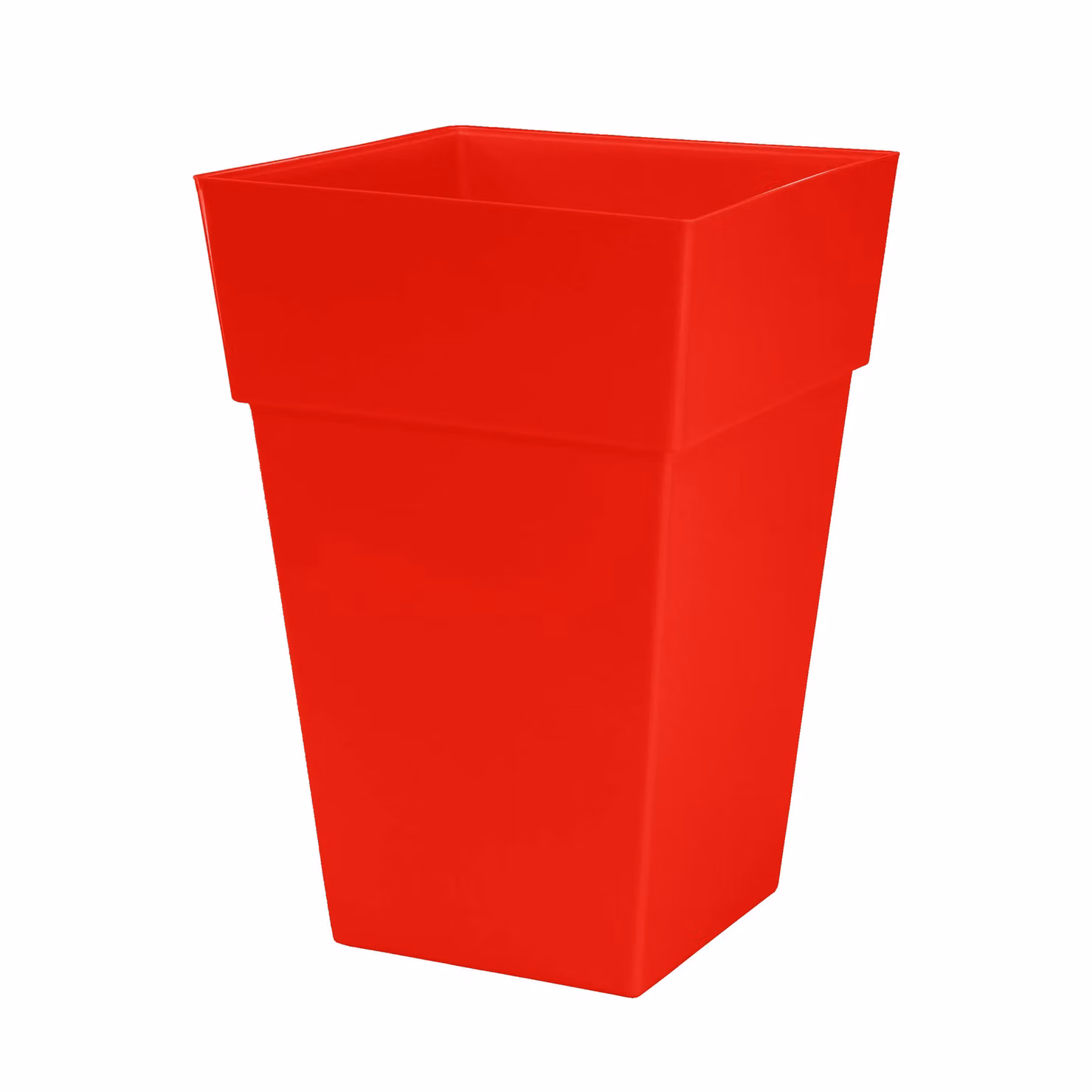 Simpa Moda Milano 28L Gloss Plastic Planter Tub Set of 2 in Red – 2