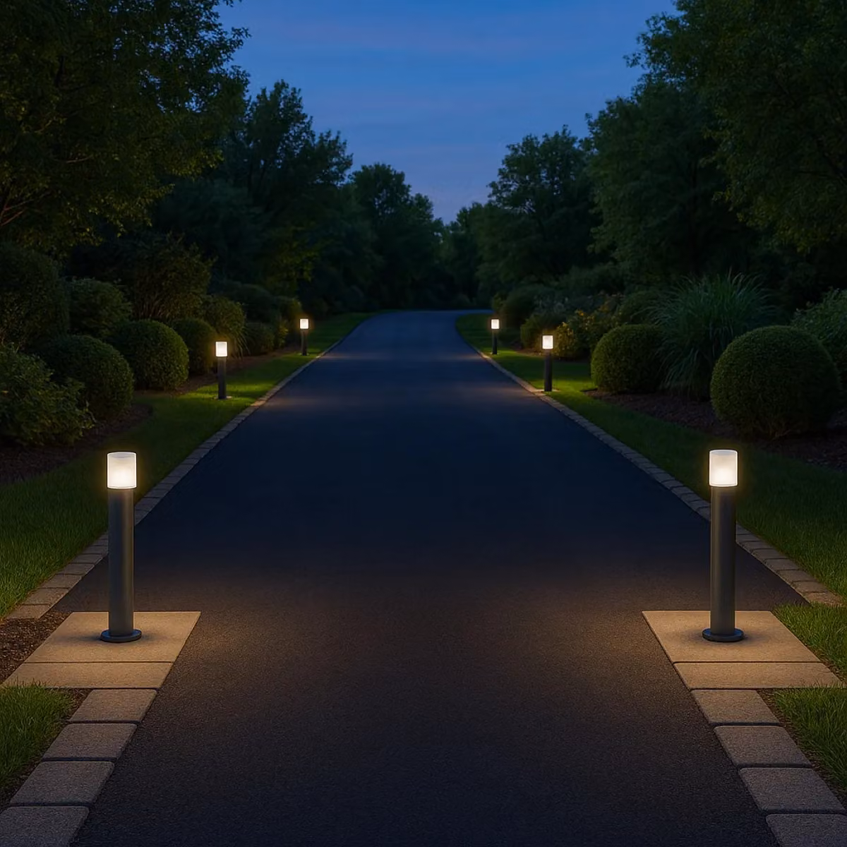 CGC Lighting Cortez Modern Dark Grey Tall Outdoor Post Light for Garden and Terrace – 3