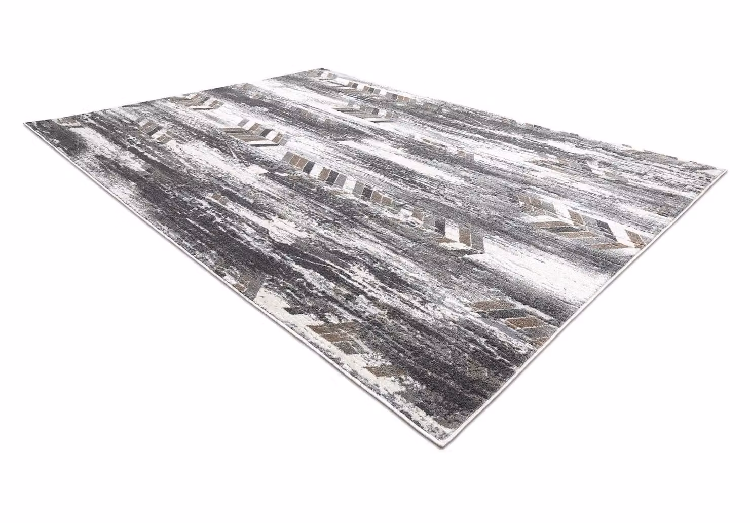 RugsX Noble Vintage Grey Polyester Rug, W: 80 cm, L: 150 cm – 2