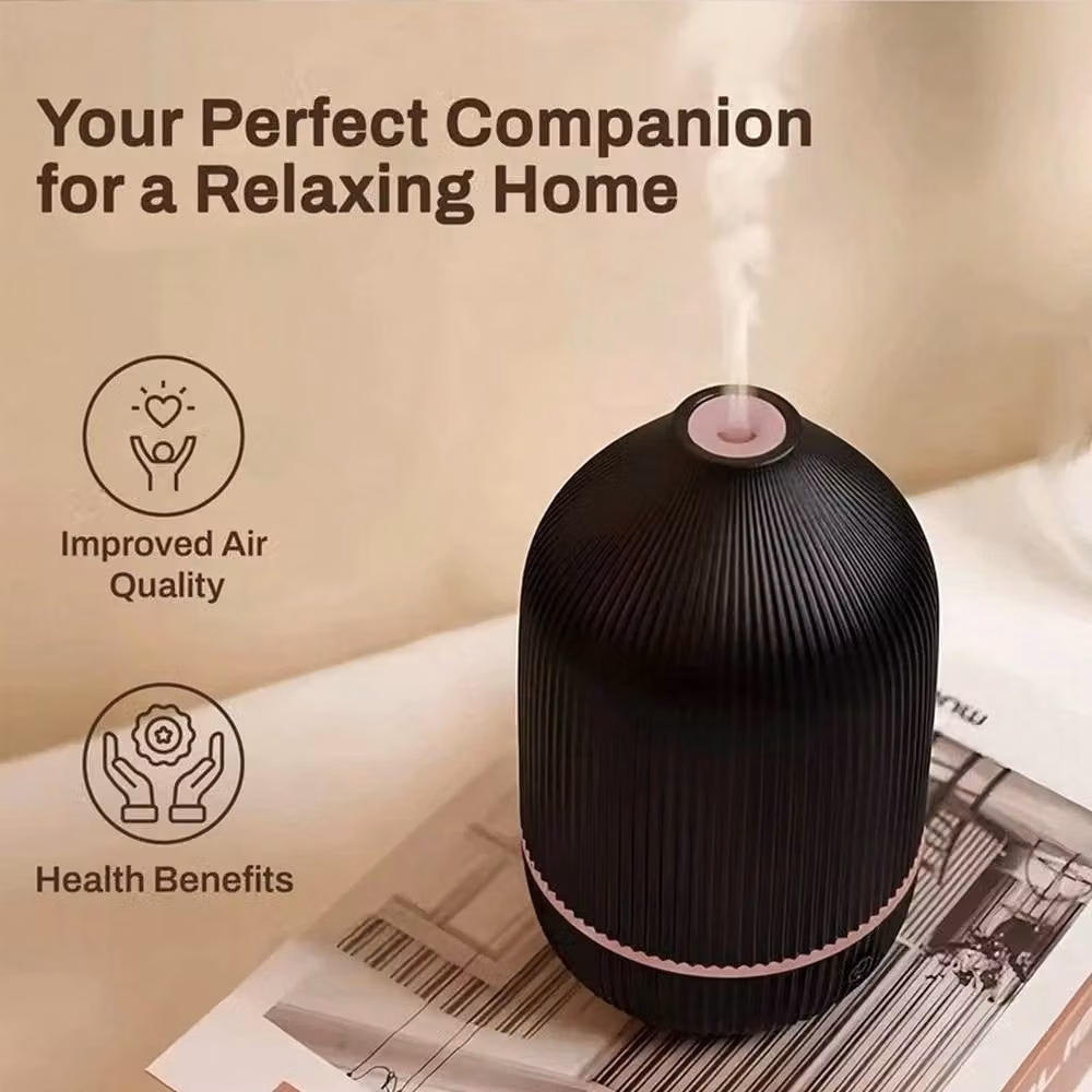 NESTLUNE Essential Oil Aromatherapy Diffuser, Black, 100 ml – 3