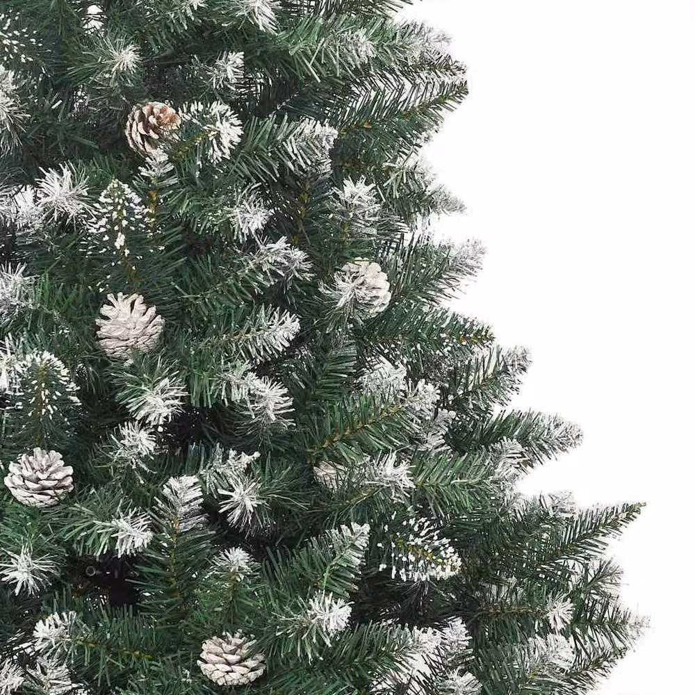 Berkfield Home Green Artificial Christmas Tree with Stand, W/D/H: 105 x 105 x 150 cm – 4