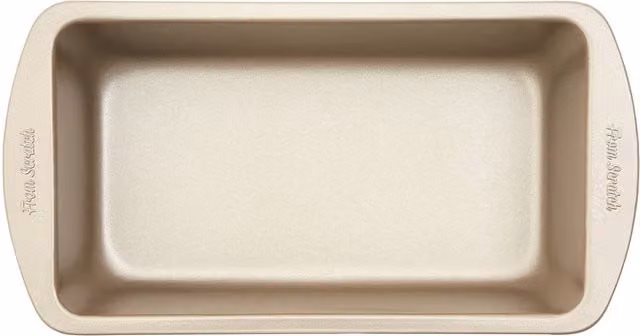 Orsina Effortless Baking Rectangular Loaf Tin, Non-Stick Carbon Steel, Gold