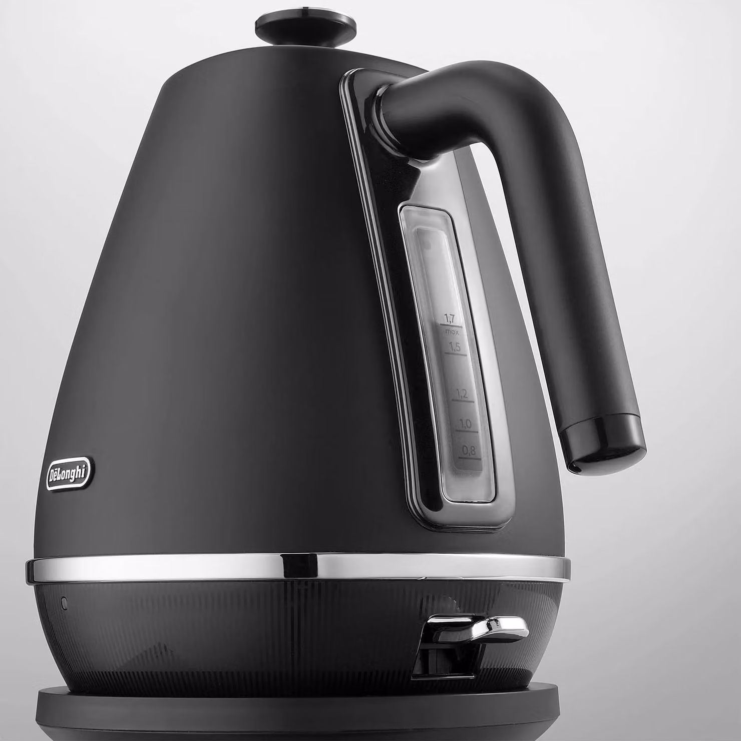 De'Longhi Distinta X Stainless Steel Kettle, Black, 1.7 l – 2