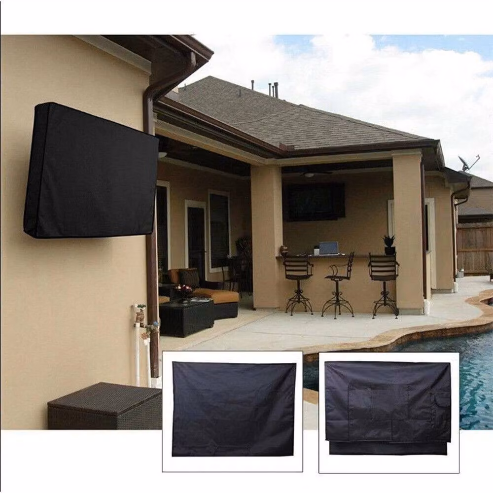 SPETLEK Dustproof and Waterproof TV Cover for 46-48 Inch Screens, Black – 5