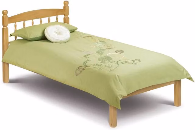 Cheshire Marble Solid Wood Pine Bed in Brown, Single 90 x 200 cm