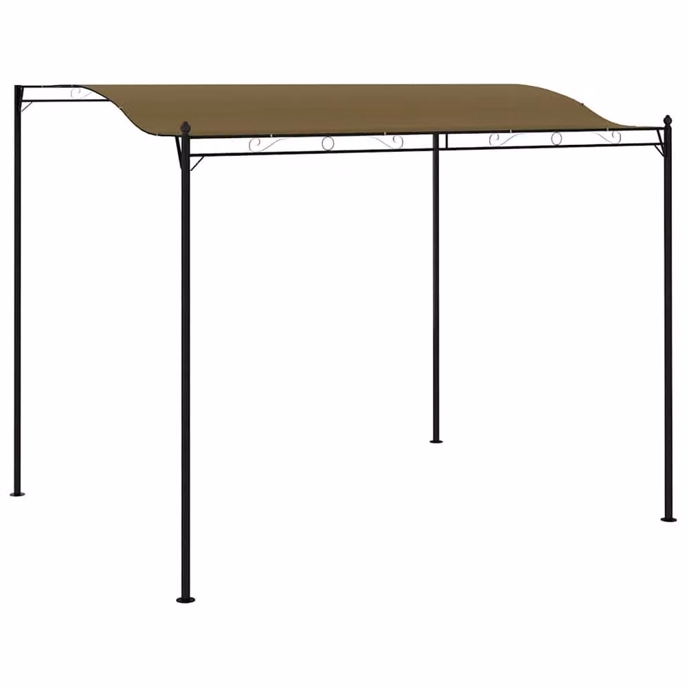 Berkfield Home Sunshade Awning in Taupe, W: 3 m, D: 2.4 m – 2