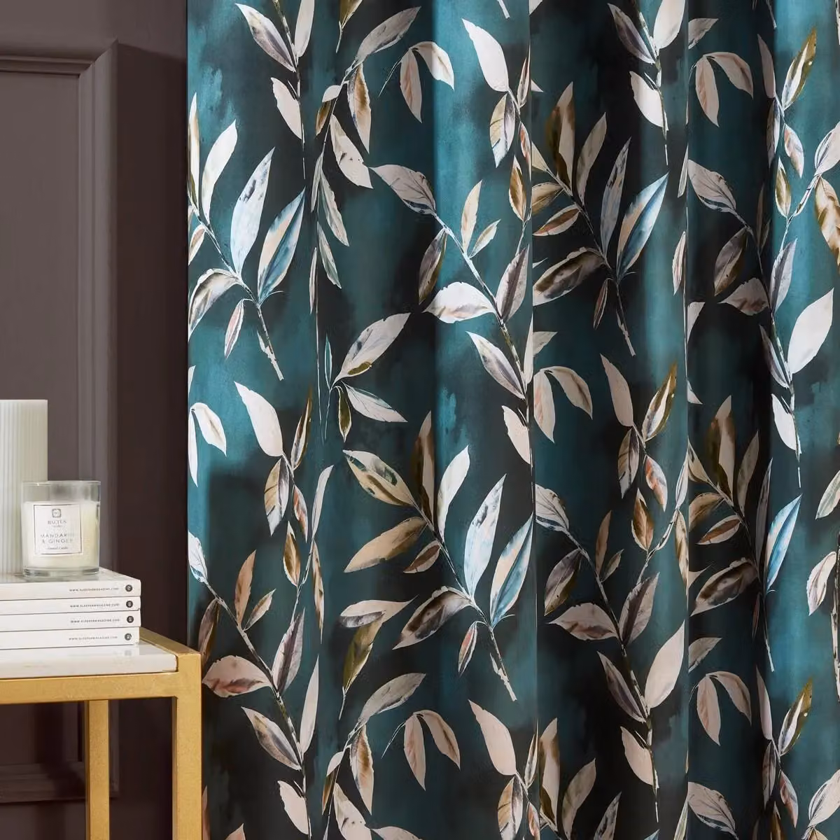 Sundour Madrid Floral Blackout Eyelet Curtains in Green, Width: 229 cm, Drop: 183 cm – 4