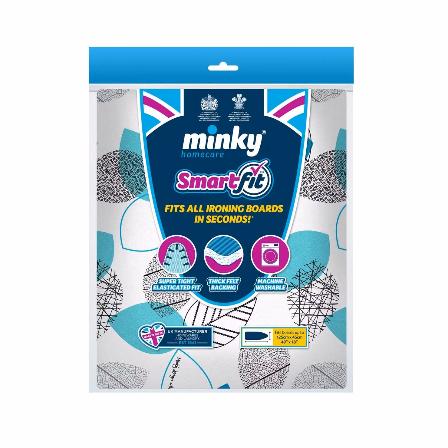 Minky SmartFit Ironing Board Cover in White – 2