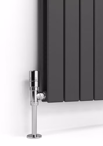 Terma Steel Wall Mounted Radiator in Anthracite Grey, H 180 cm x W 44 cm – 6