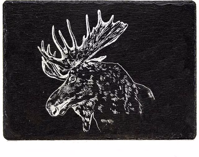 Selbrae House Rectangular Slate Cheese Board in Anthracite Grey – 1