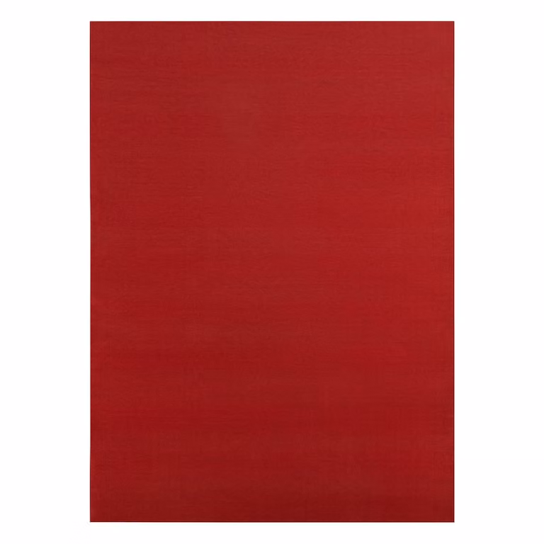 RugsX Anti-Slip Rumba Runner in Red, W: 70 cm, L: 230 cm
