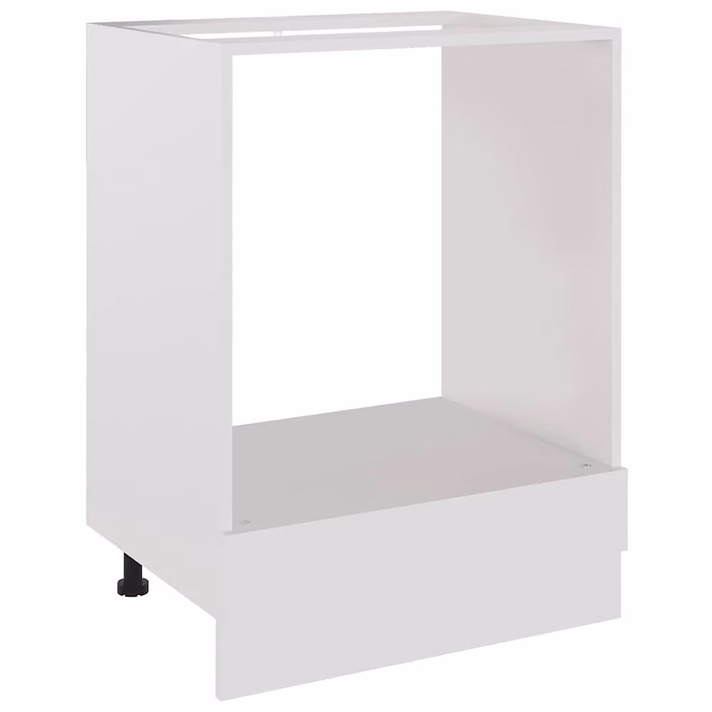 Berkfield Home White Freestanding Oven Cabinet W/D/H: 60 x 46 x 81.5 cm