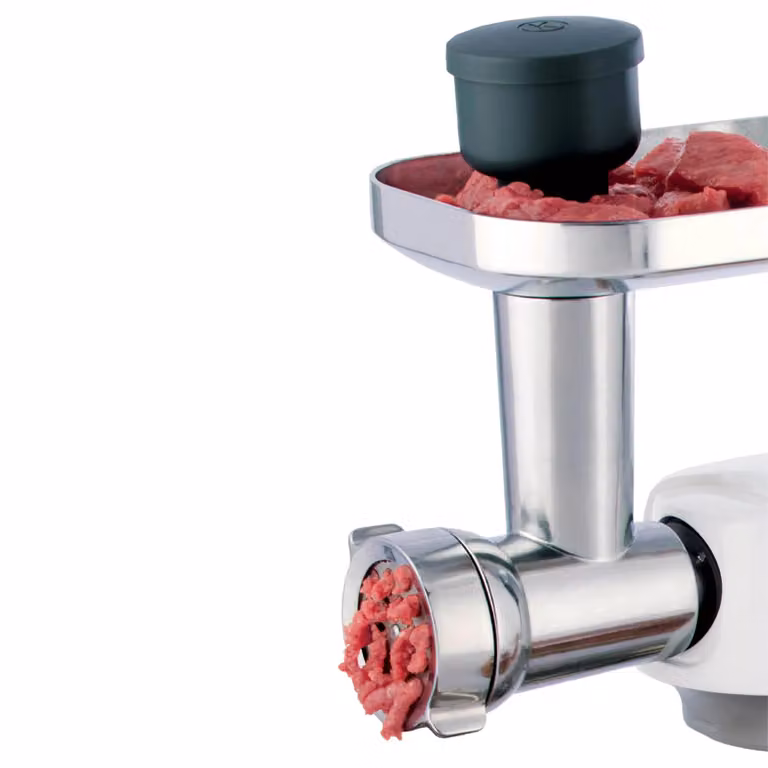Kenwood Food Mincer Attachment in Silver and Grey