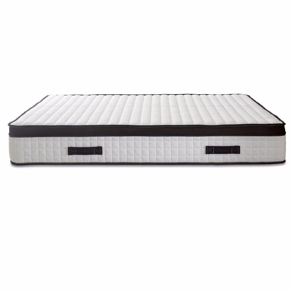 Bedzonline Black and White Hybrid Memory Foam and Pocket Spring Mattress with Knit Fabric, W/D/H: 120 x 200 x 25 cm – 3