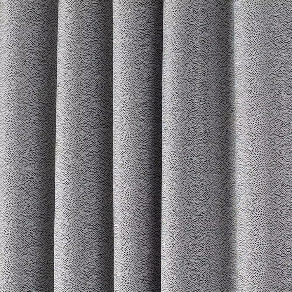 Paoletti Pendleton Dotted Eyelet Curtains in Grey and Silver, Width: 229 cm, Height: 229 cm – 4