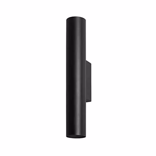 Netlighting Meds Up & Down Modern Cylinder Wall Lamp in Black – 1