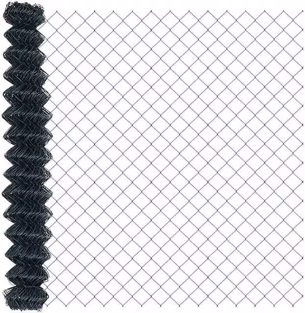 Berkfield Home Green PVC Coated Galvanised Steel Chain Link Fence, H: 1.6 m x W: 25 m – 1