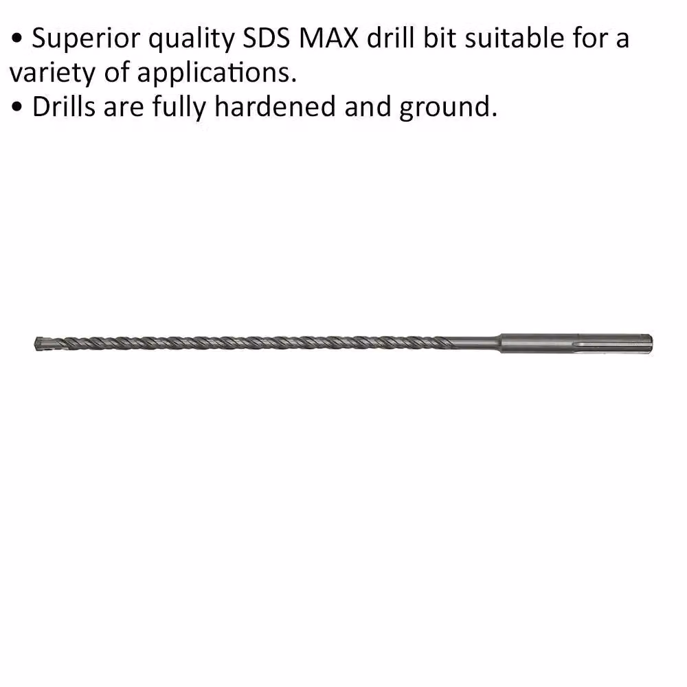 Loops SDS Max Masonry Drill Bit, Diameter: 13 mm, Length: 540 mm – 2