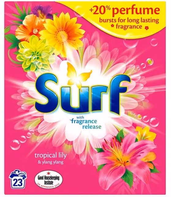 Surf Tropical Lily and Ylang Ylang Washing Powder, 1.15 kg