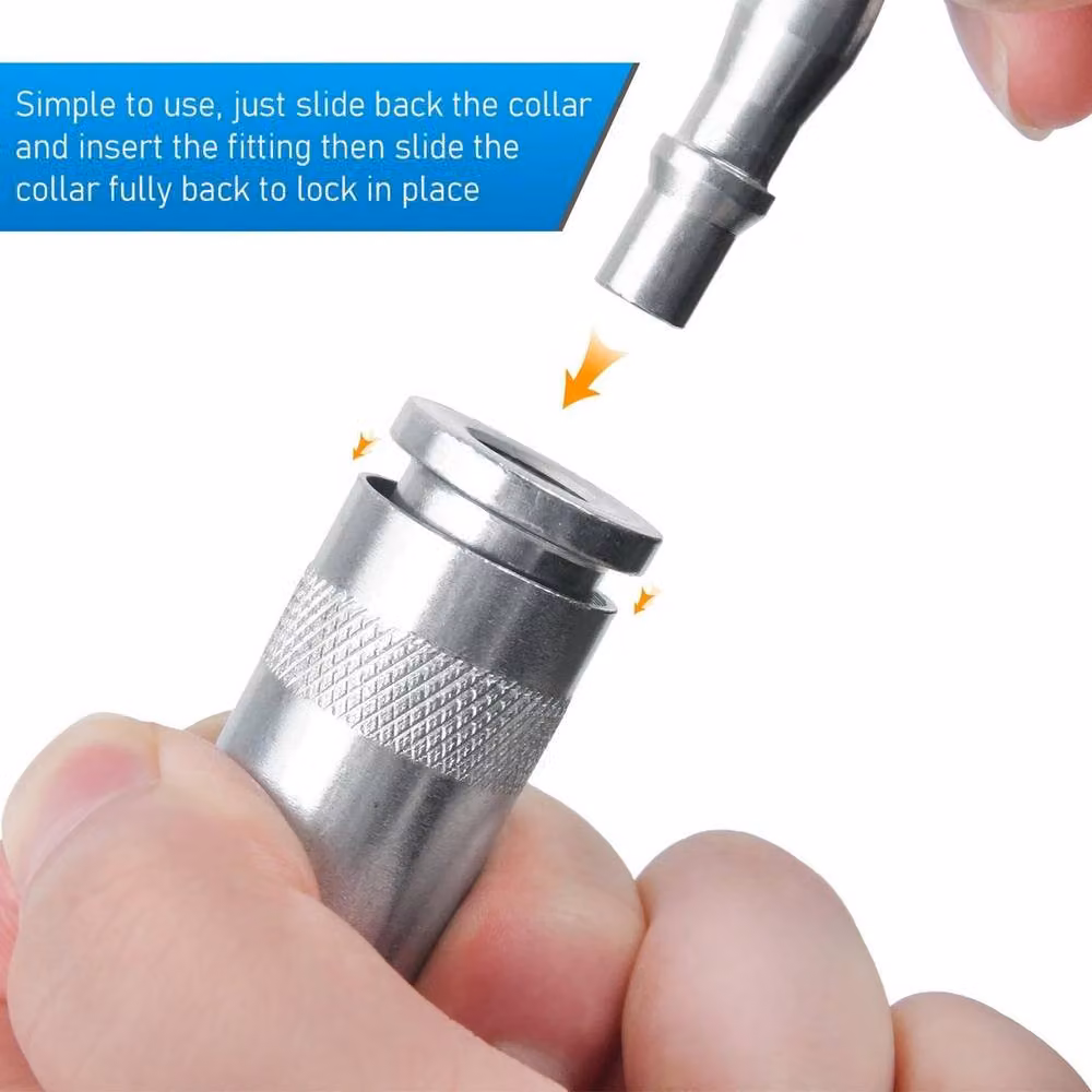 KORVIXA 12-Piece Air Line Hose Fitting Connector in Silver – 3