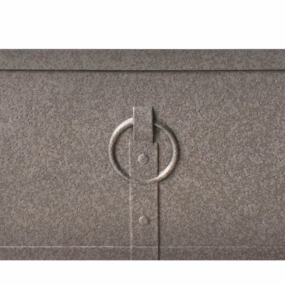 Wyld and Coco Grey Fibre Clay Rectangular Planter Set of 2, W: 60 cm, D: 30 cm, H: 20 cm – 5