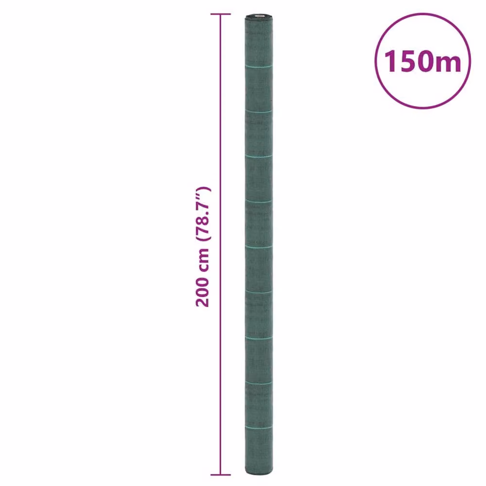 Berkfield Home Green Polypropylene Weed Membrane, 2 x 150 m – 5