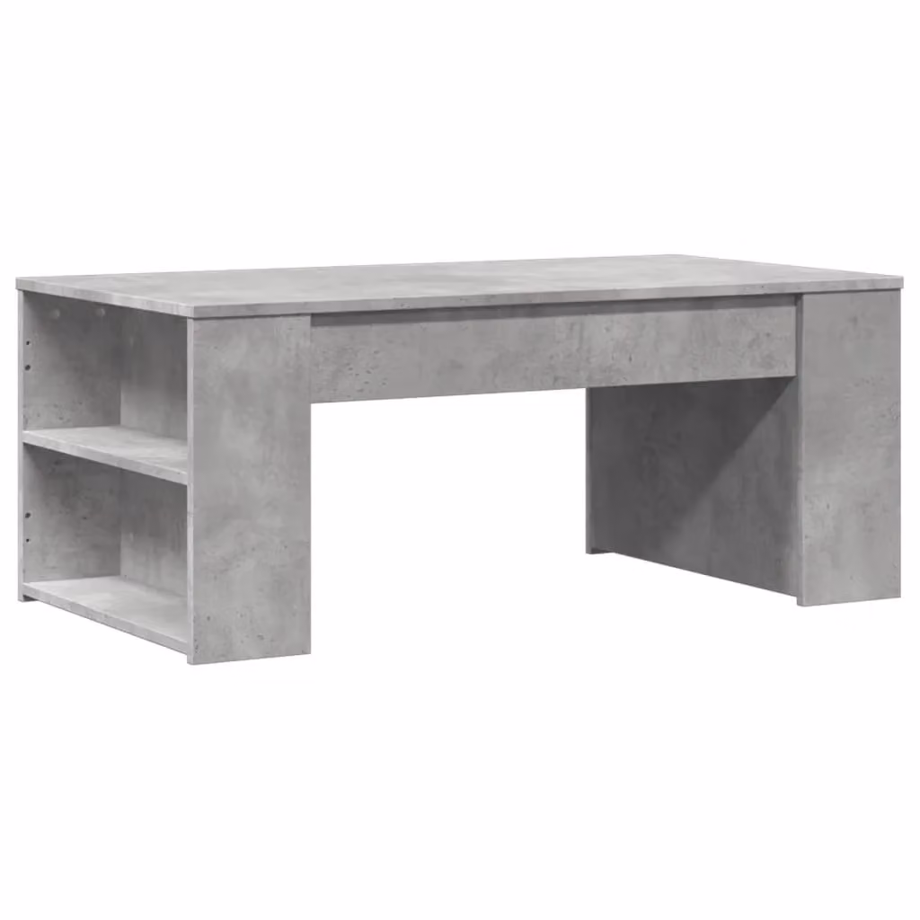 Berkfield Home Concrete Grey Coffee Table, W/D/H: 102 x 55 x 42 cm – 2