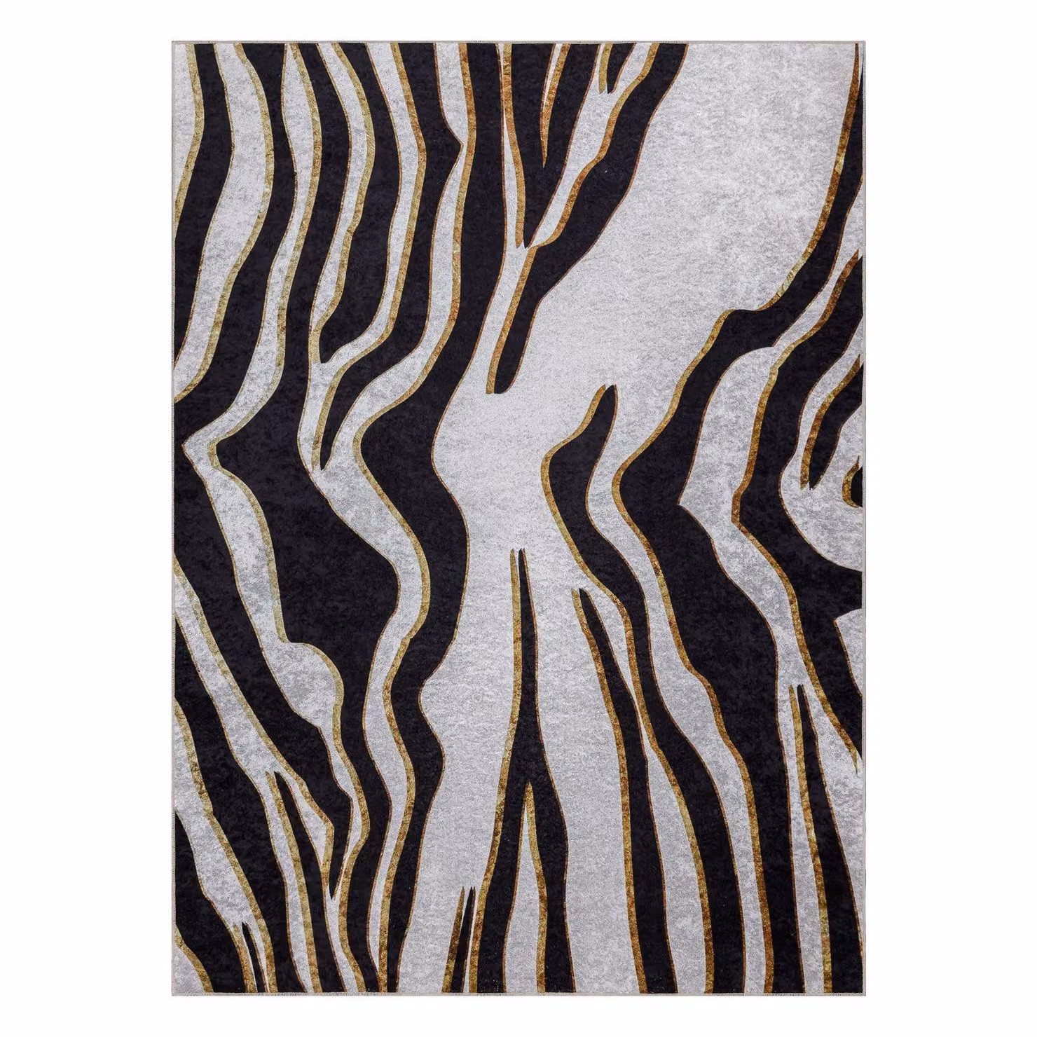 RugsX Miro Animal Print Modern Rug in Yellow and Multicolour, W: 160 cm, L: 220 cm – 3