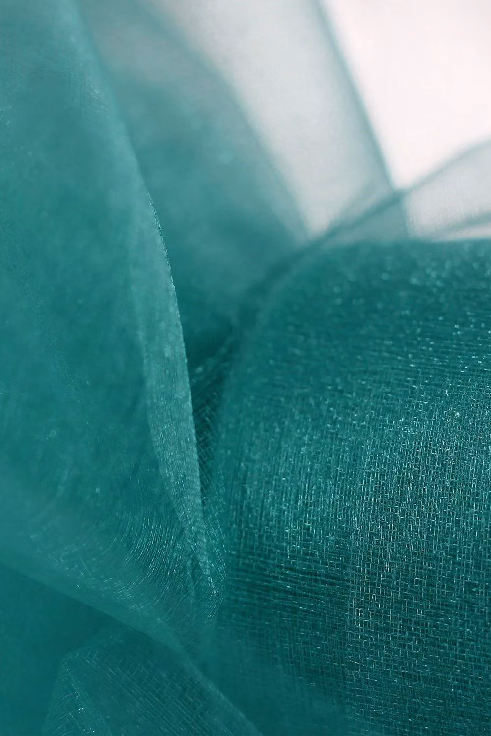 Neel Blue Organza Roll Snow Sheer Glitter Fabric in Bright Green, W/D/H: 29 cm x 25 m – 2