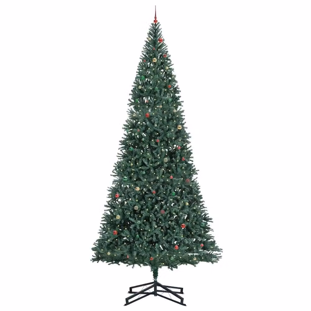 Berkfield Home Pre-lit Artificial Christmas Tree with Ball Set, Green, 500 cm – 3