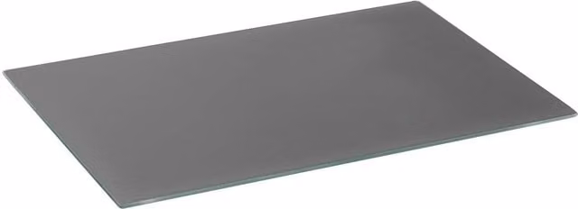 Harbour Housewares Grey Rectangular Glass Chopping Board, W: 50 cm x D: 40 cm