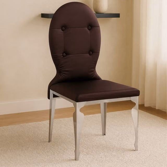 Interiors by Premier Modern Purple Fabric Upholstered Dining Chair – 2