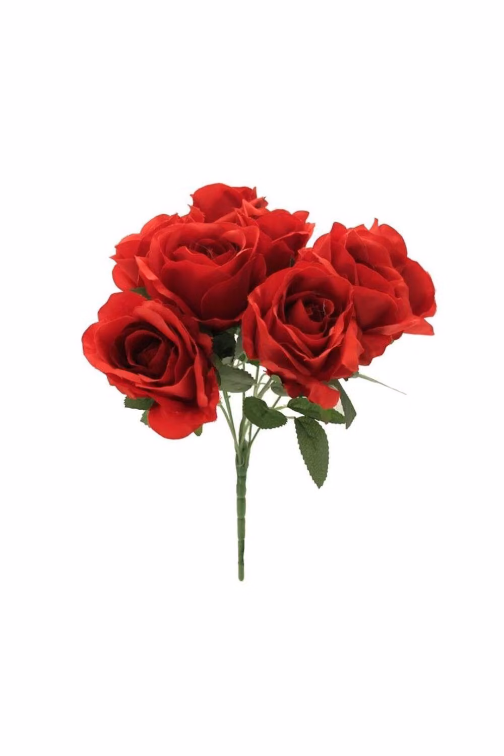 KDMD Red Artificial Rose Bush Floral Arrangement – 2